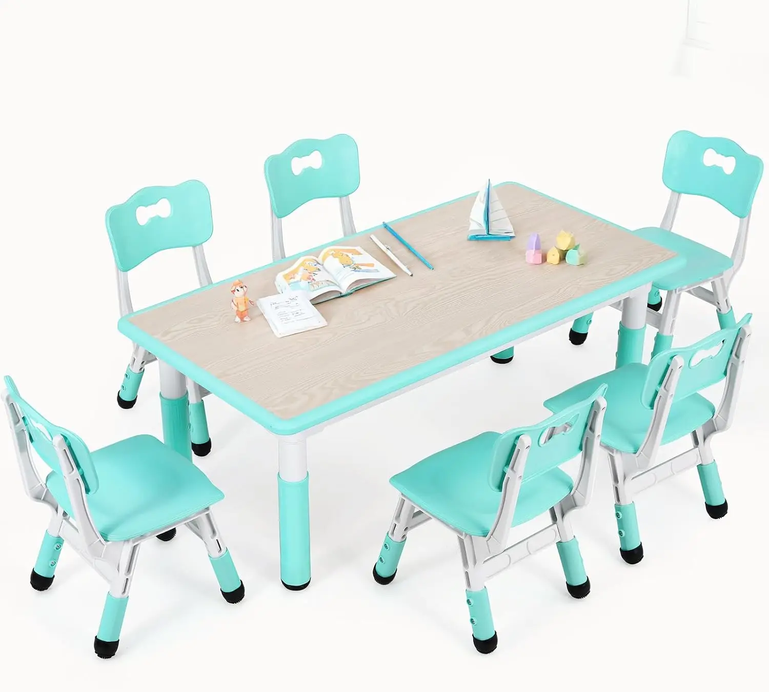 Art Craft Activities For Preschoolers - Ensemble de table et 6 chaises