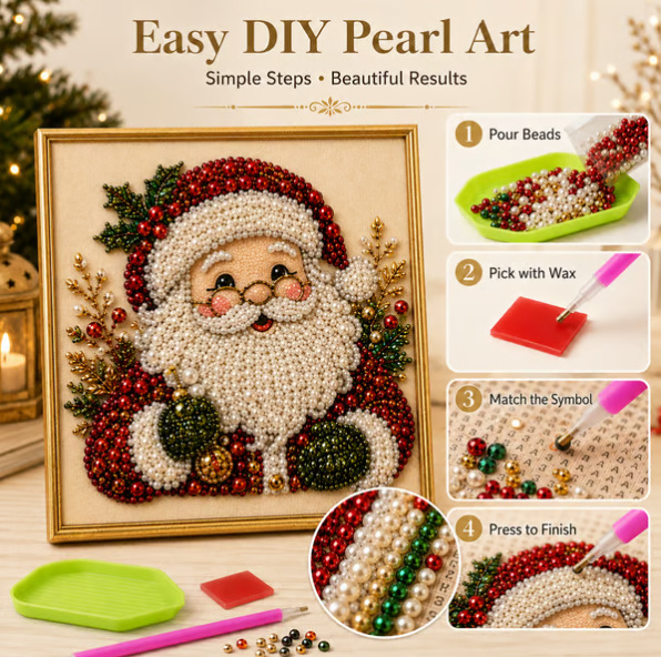 Art Craft Adult - Kit de peinture diamantée de Noël
