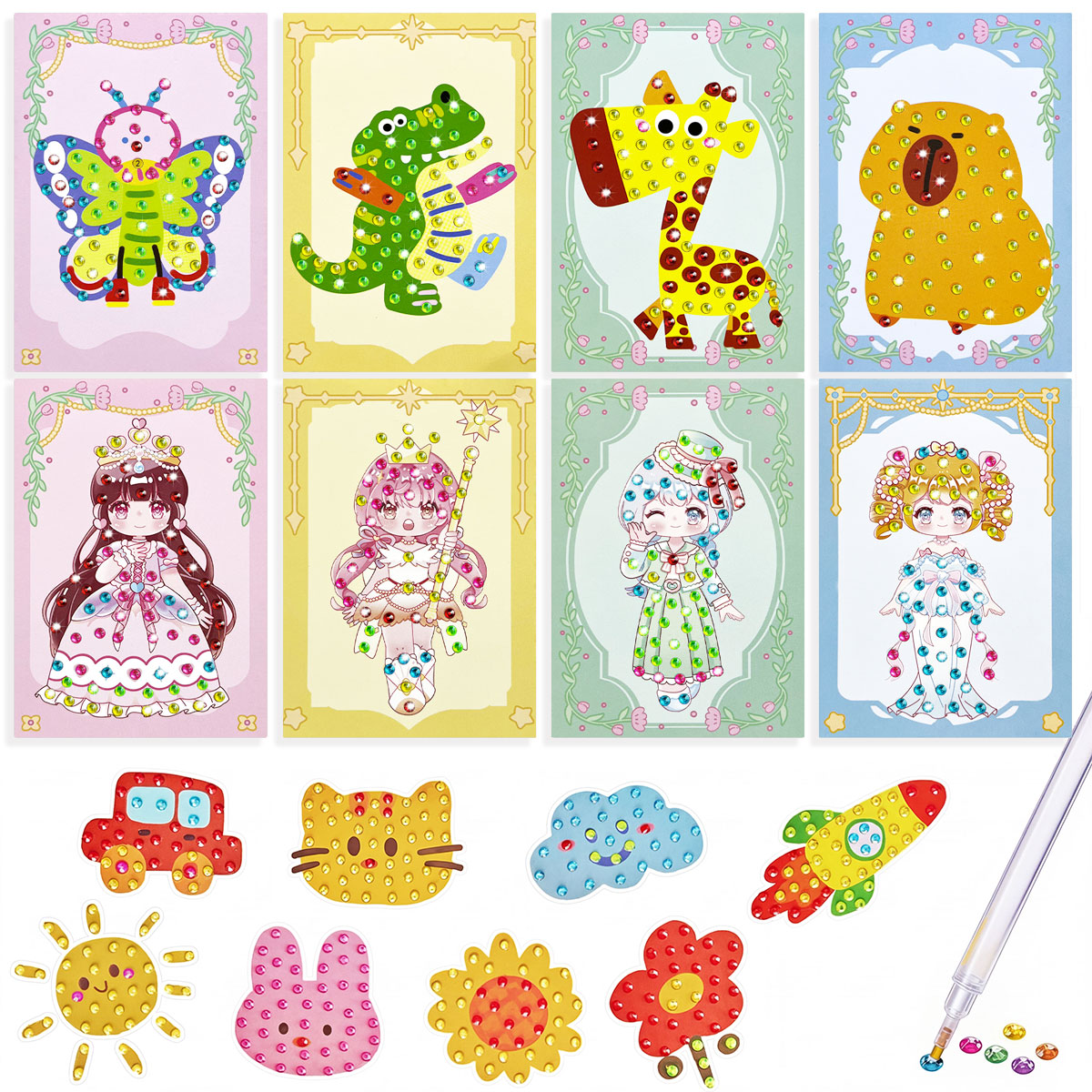 Art Craft Animals - Kit de 16 pièces pour la