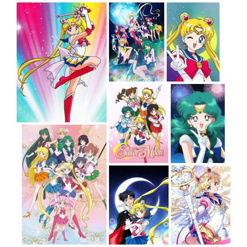 Art Craft Room - Peinture Diamant 5D Sailor Moon Anime,