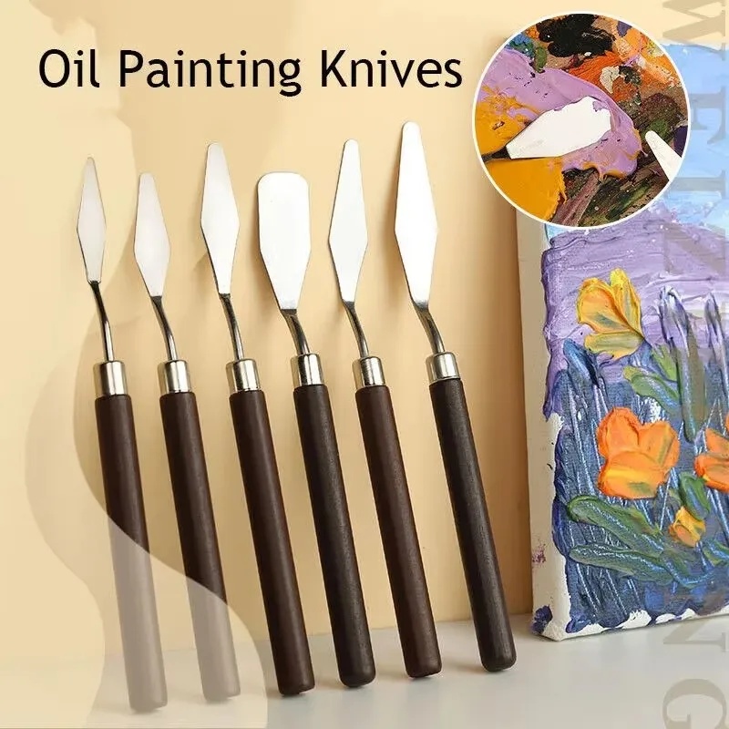 Painting Knife Palette - 1/2 ensemble de couteaux à peindre