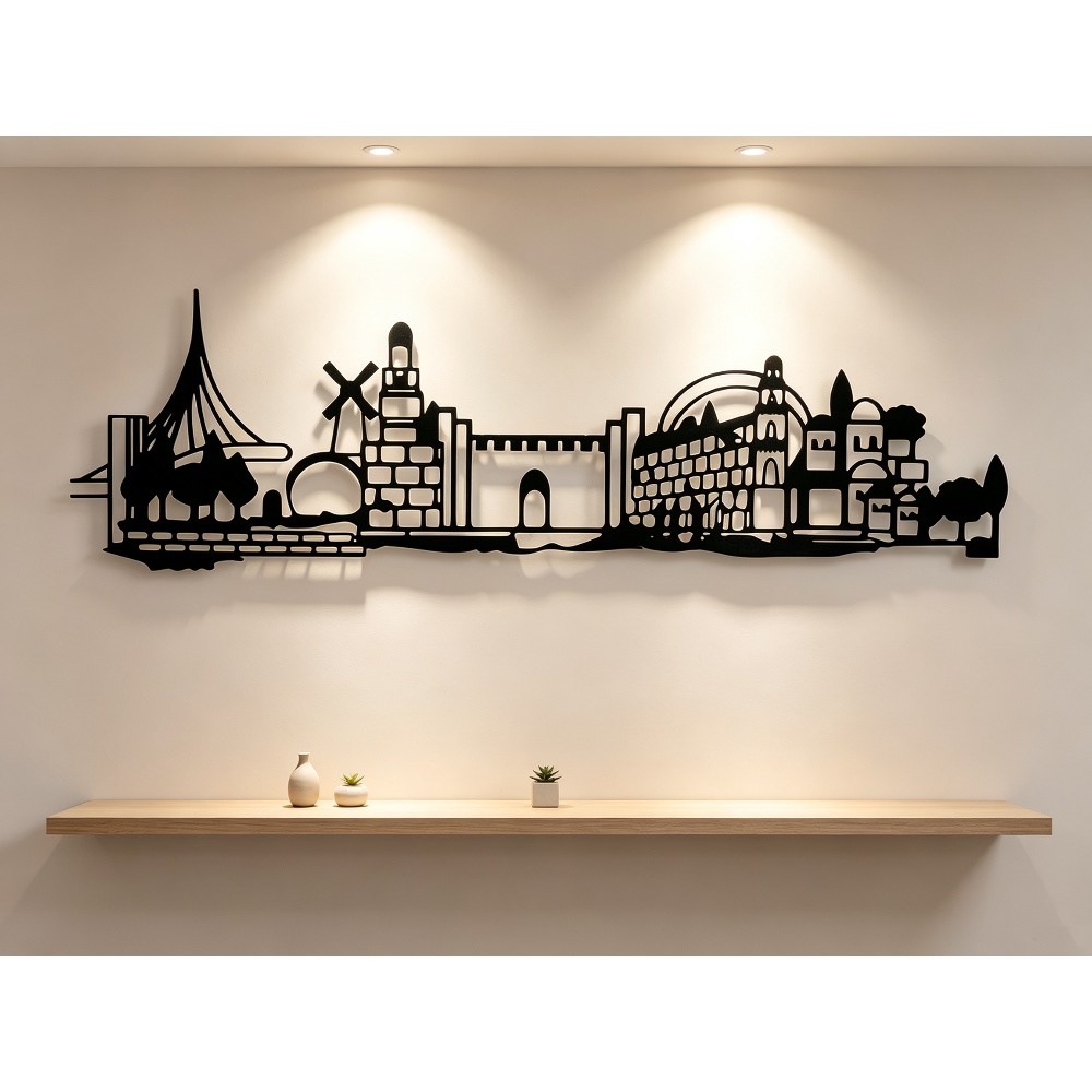 Art & Craft On Wild Animals For Preschoolers - CIFBUY Décoration murale en métal, silhouette