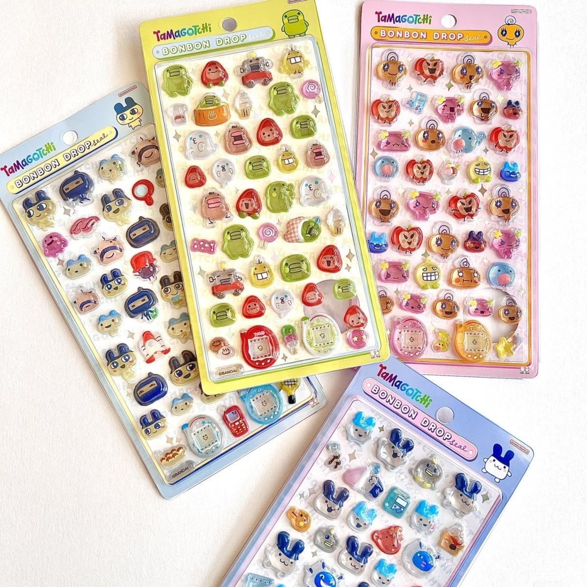 Art Craft Diy - Autocollants 3D Tamagotchi - Adorables Décalcomanies