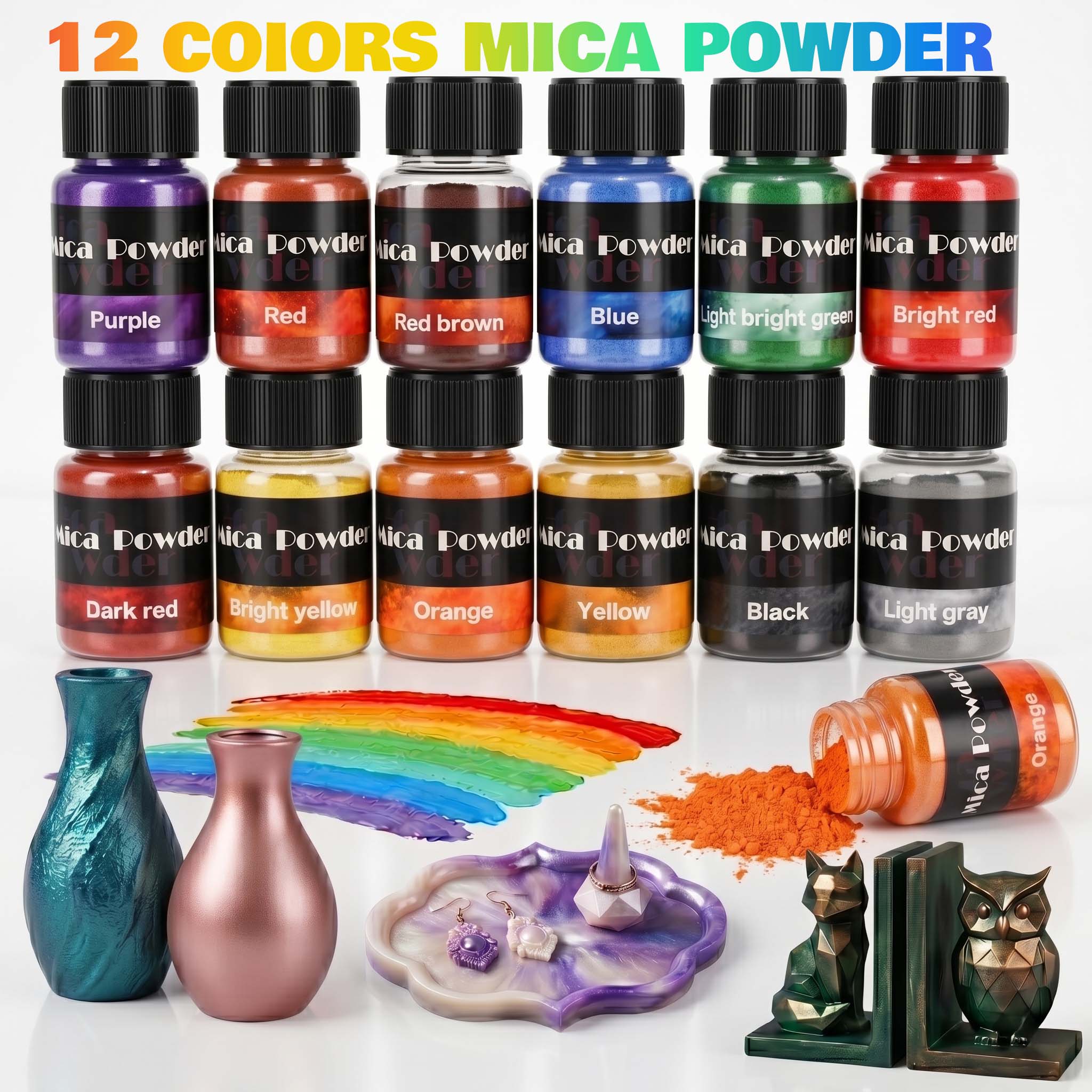 Resin Pigment Powder - Poudre de Pigment de Gypse 12