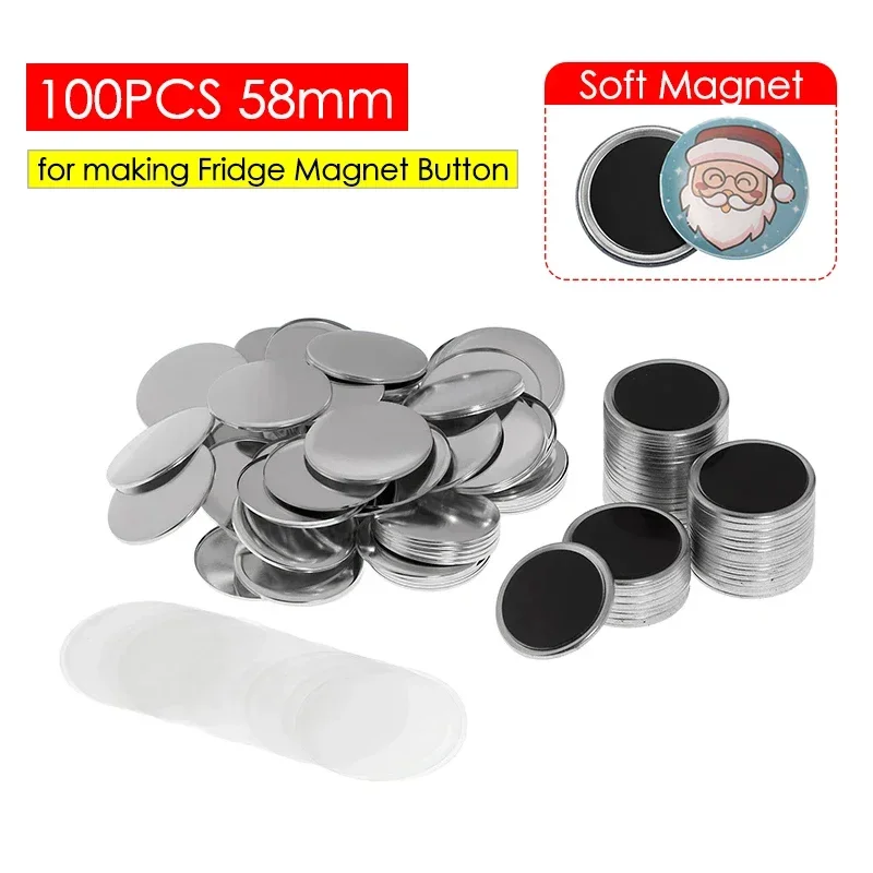 Art Craft Magnet - 50/100 pièces 25-75mm aimant réfrigérateur Badge