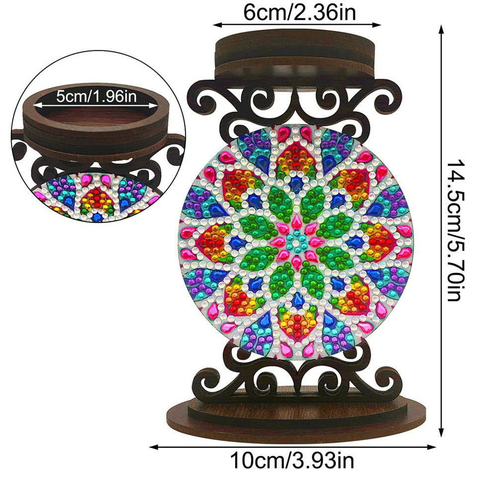 Porte-bougie fleur, cadeau de  - Art Craft Painting avis et prix