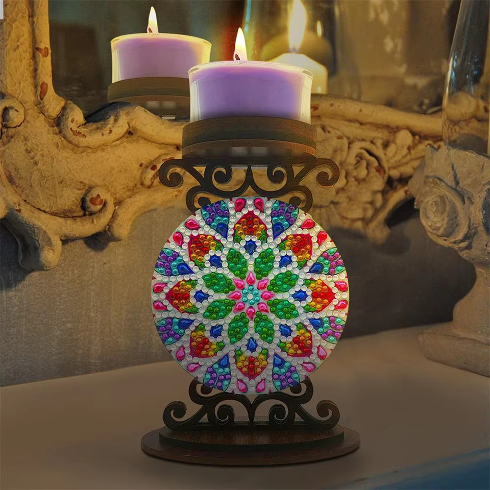 Porte-bougie fleur, cadeau de  - Art Craft Painting avis et prix