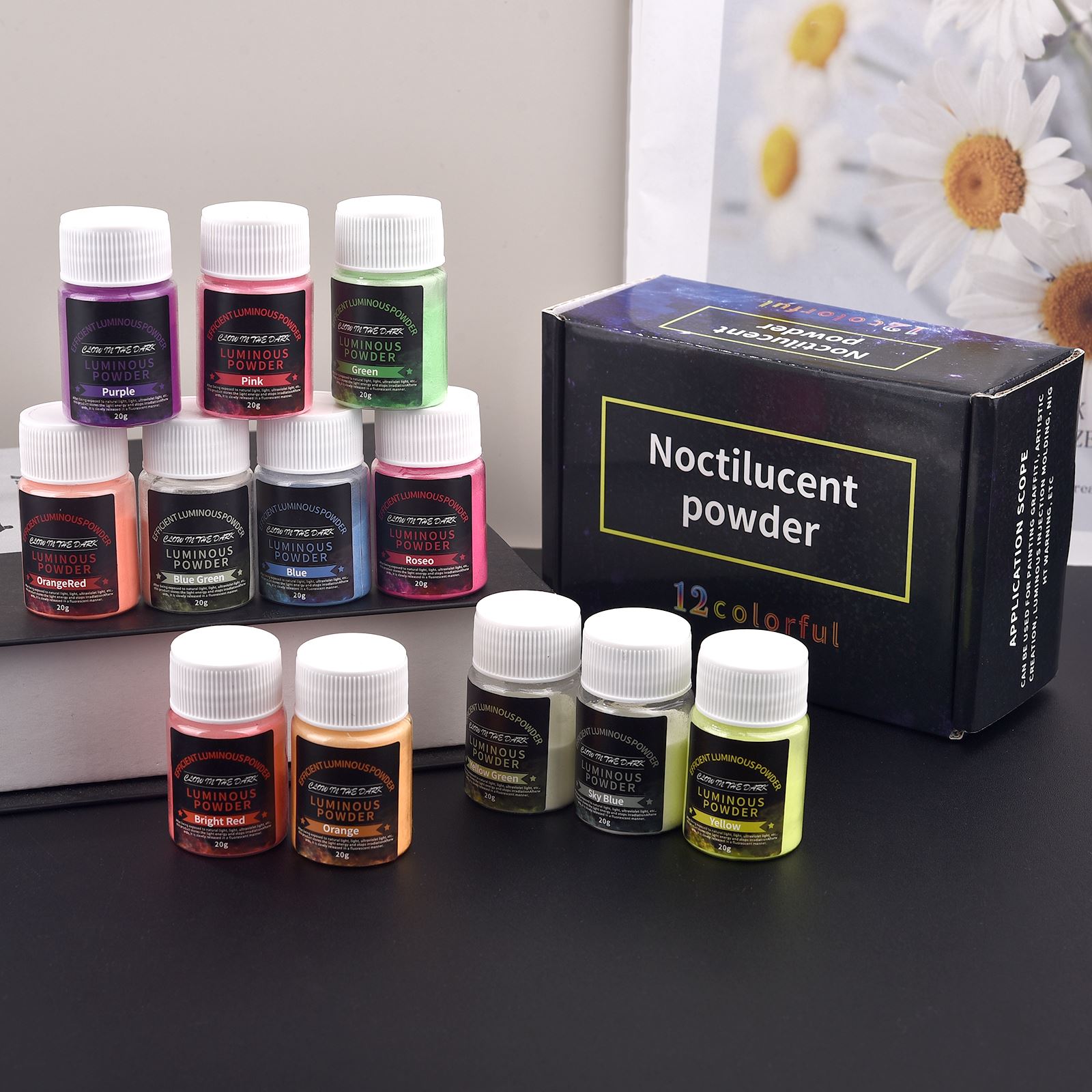 Peinture en poudre lumineuse l - Resin Pigment Powder avis et prix