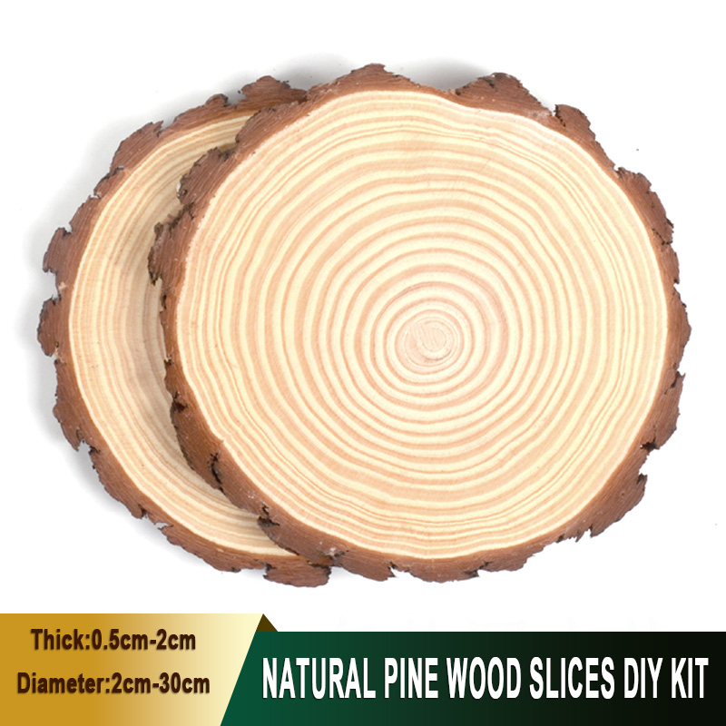 Tranches de bois de pin nature - Art Craft Tree avis et prix