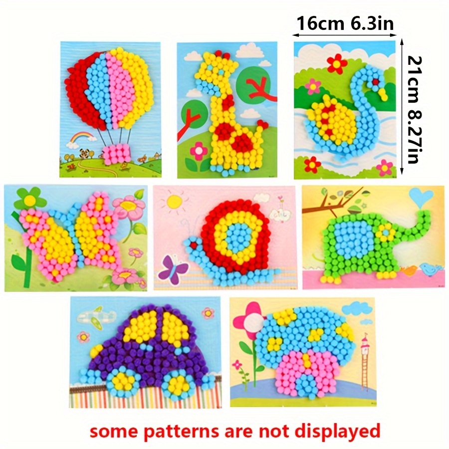 Peinture Pom-Pom colorée 16x21 - Art Craft Animals avis et prix