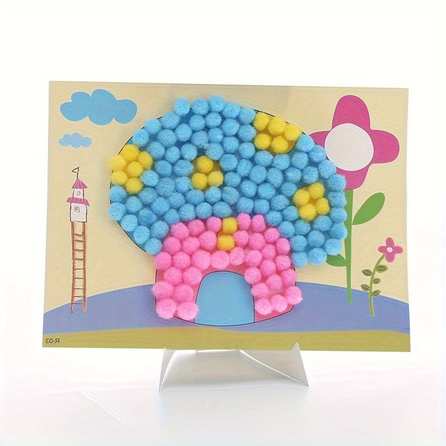 Peinture Pom-Pom colorée 16x21 - Art Craft Animals avis et prix