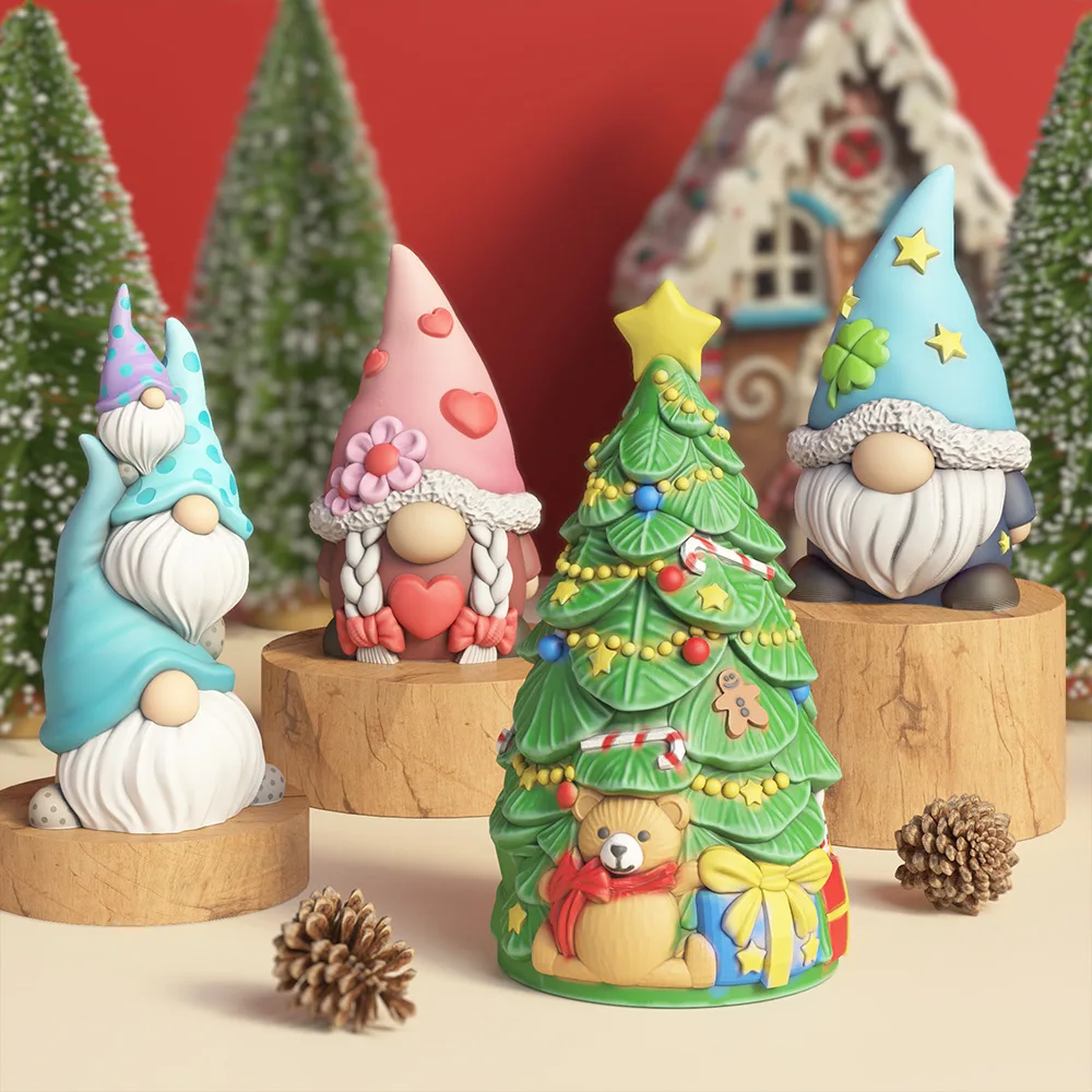 Nains de pâques argile ciment  - Art Craft Tree avis et prix