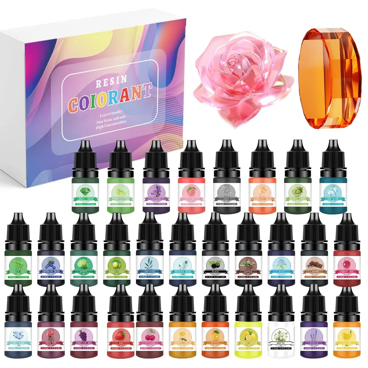 Kits de pigments de résine épo - Resin Pigment Powder avis et prix