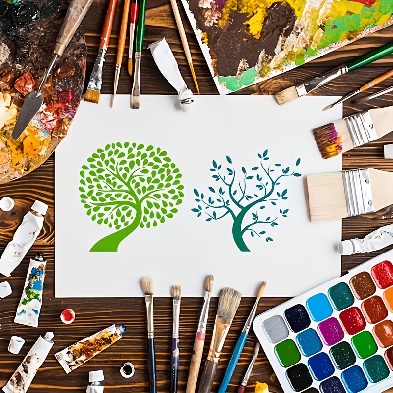 Ensemble de 7 pochoirs « Arbre - Art Craft Tree avis et prix