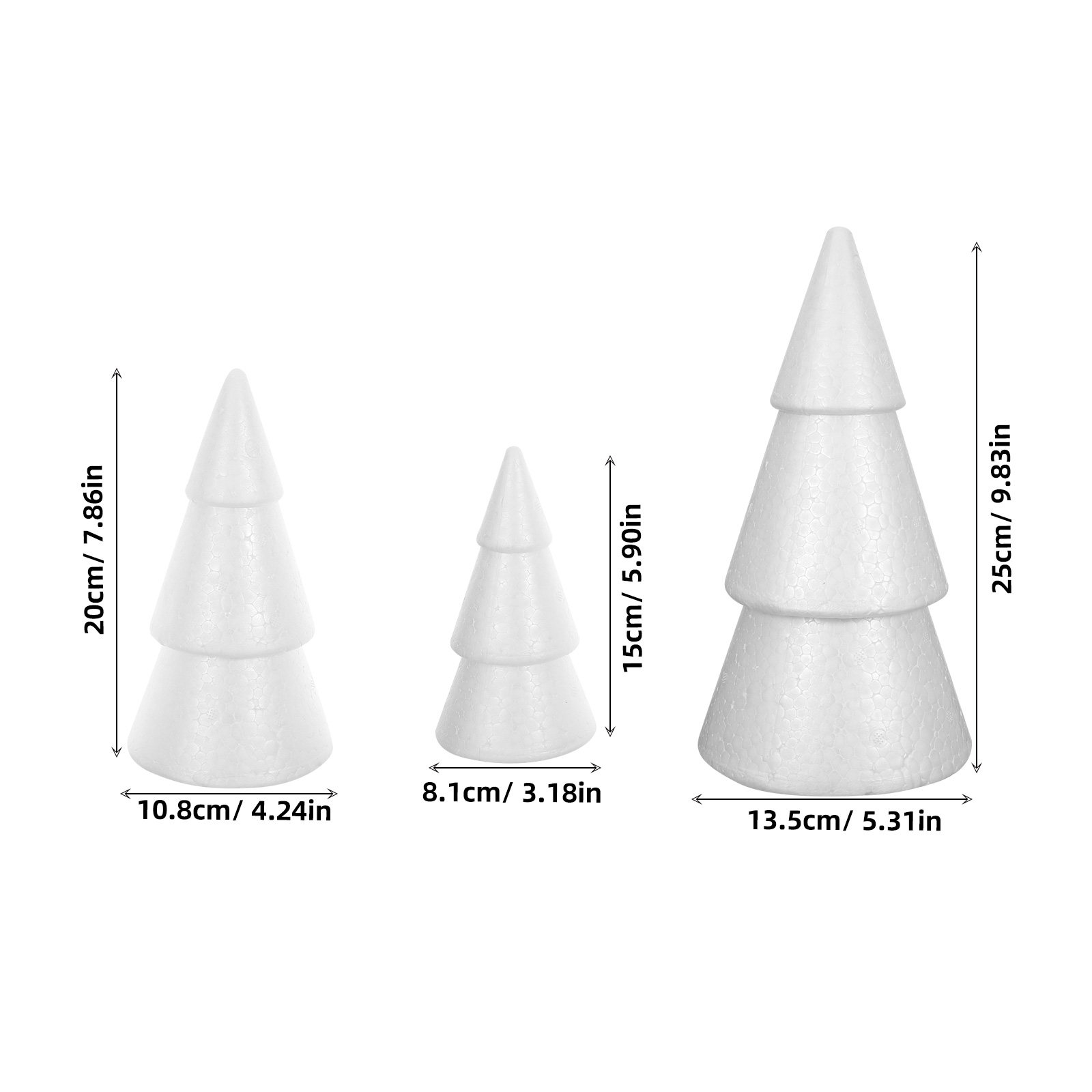 6 cônes en mousse pour sapin d - Art Craft Tree avis et prix