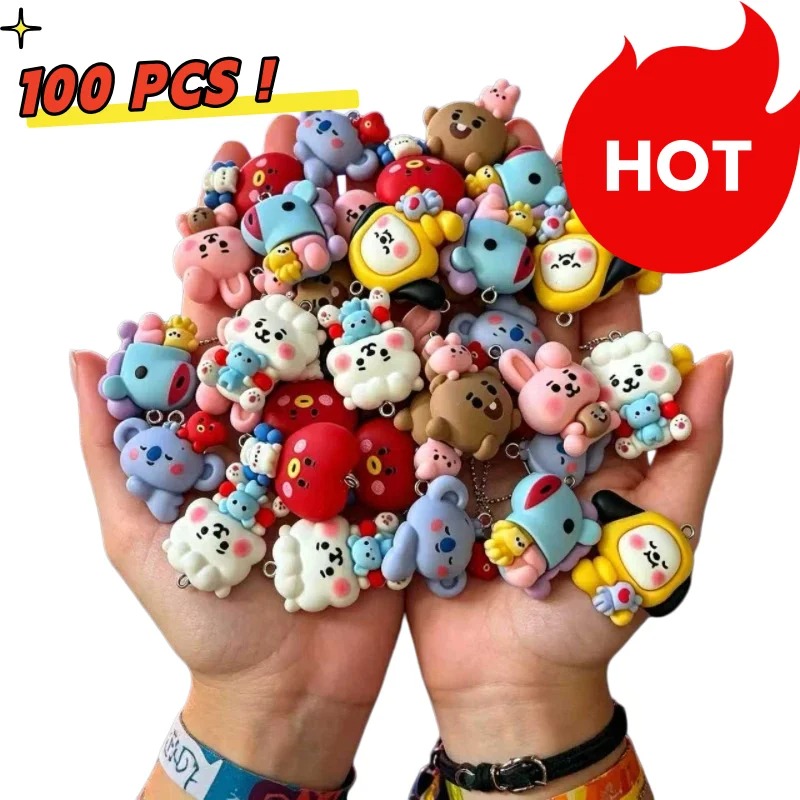 Breloques en résine BT21, 7 pi - Art Craft Diy avis et prix