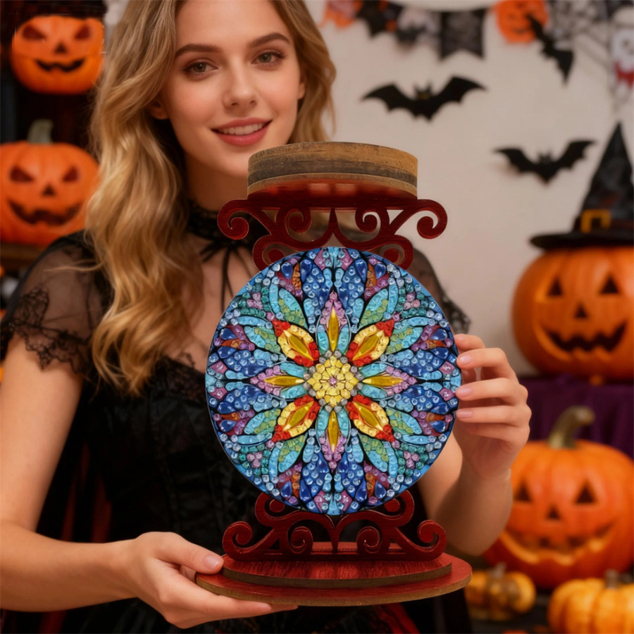 Porte-bougie fleur, cadeau de  - Art Craft Painting avis et prix