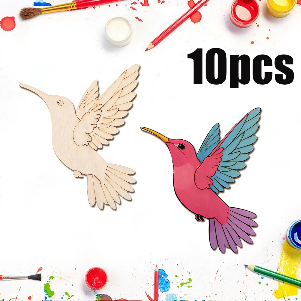 10 pièces de découpes en bois  - Art Craft Diy avis et prix