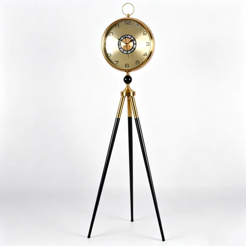 Horloge sur pied en métal noir - Art Craft Room avis et prix