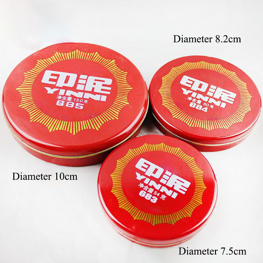 Tampon encreur rond rouge, boî - Stamping Ink Pad avis et prix