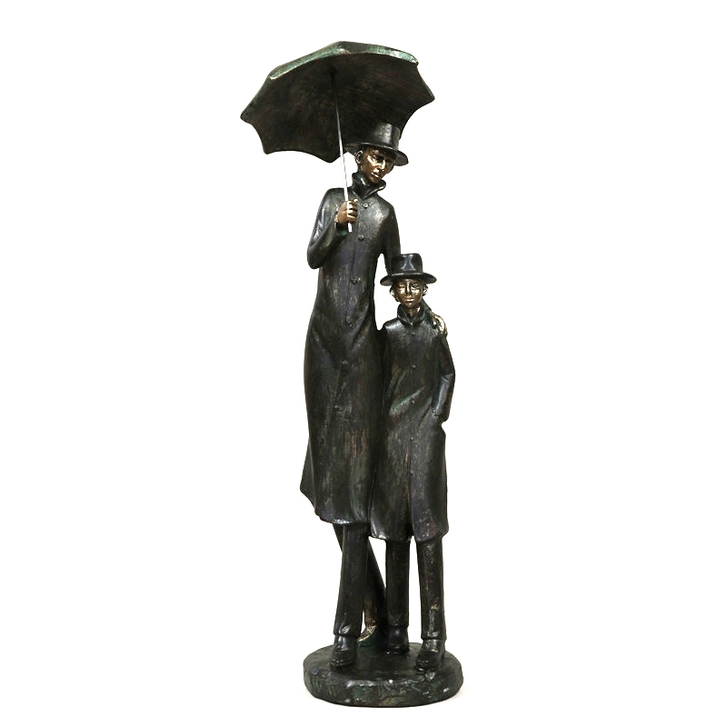 Statue Vintage père et fils fa - Art And Craft For Father'S Day avis et prix