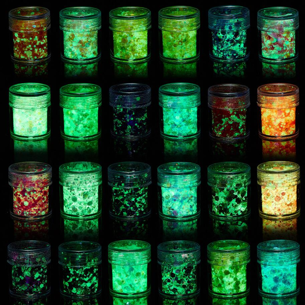 Paillettes lumineuses 24 coule - Resin Pigment Powder avis et prix