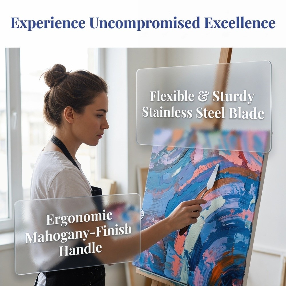 Ensemble de 18 couteaux à pein - Painting Knife Palette avis et prix