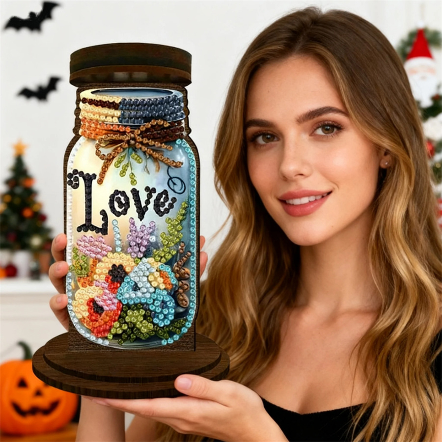 Porte-bougie d'amour, cadeau d - Art Craft Painting avis et prix