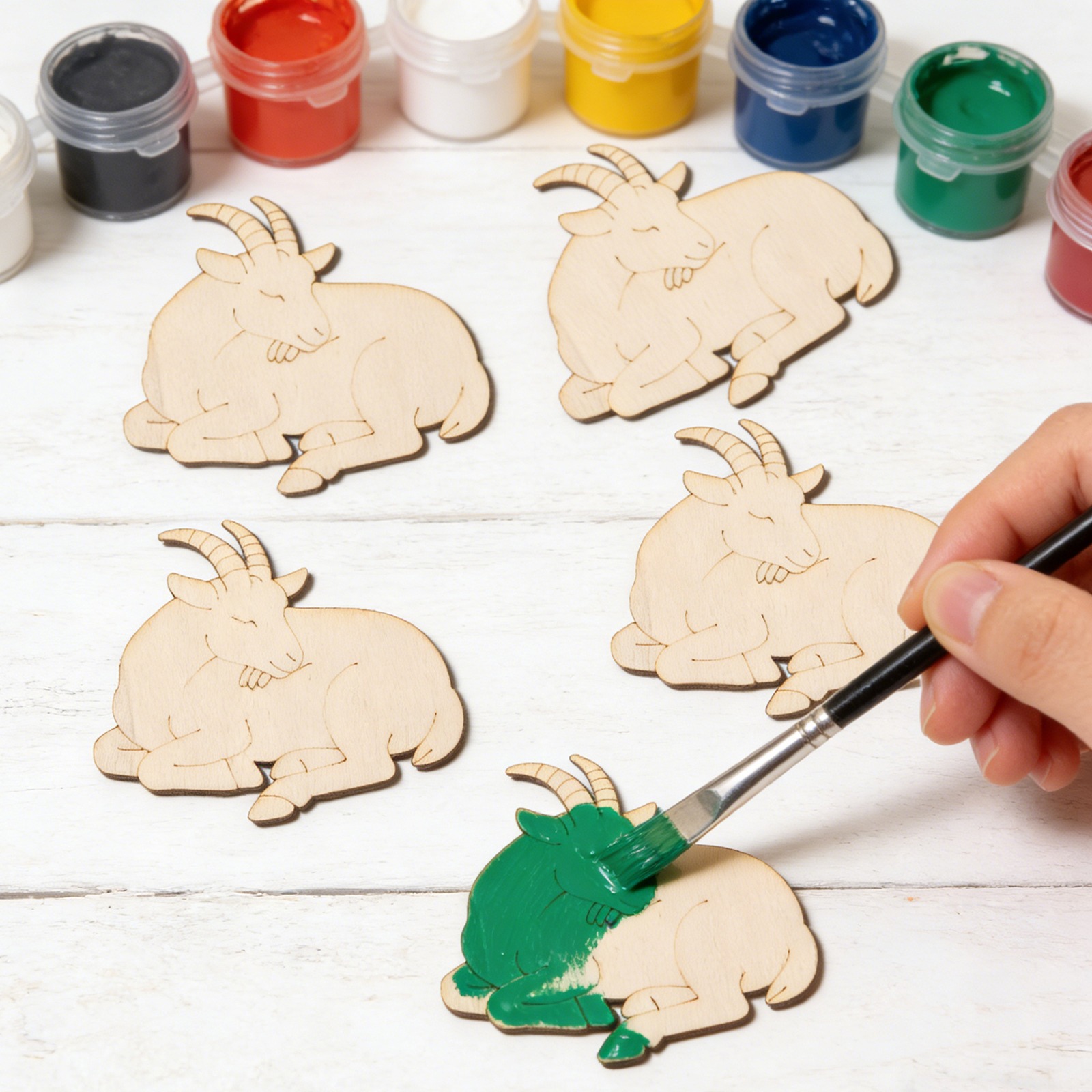 Lot de 10 ornements en bois no - Art Craft Animals avis et prix