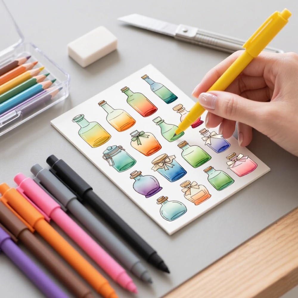 Timbres transparents de styles - Stamping Ink Pad avis et prix