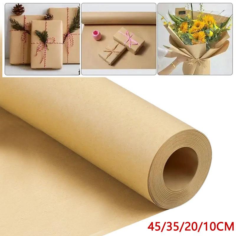Papier Kraft brun 10M, fleurs  - Art Craft Recycled Materials avis et prix